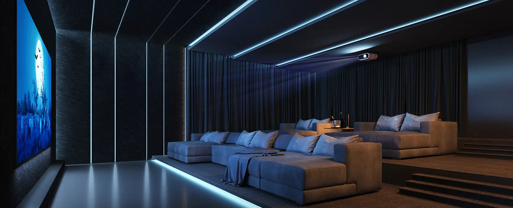 luxury home theater dubai